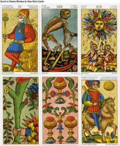 Universal Marseille tarot cards